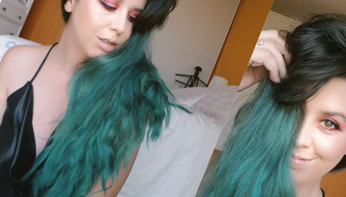Turquoise Highlights – Como pintei meu cabelo