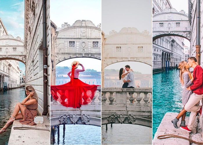 Onde tirar fotos em Veneza | Pontos Instagramaveis | Ponte dei Suspiri (a ponte dos suspiros) 